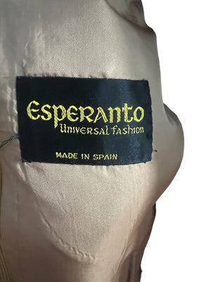 Vintage 70's corduroy suit jacket 46 Esperanto