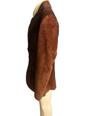 Vintage brown suede 70's jacket 42 McGregor