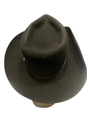 Vintage feather cowboy hat Trail Ridge 7 1/4