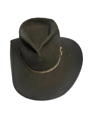 Vintage feather cowboy hat Trail Ridge 7 1/4