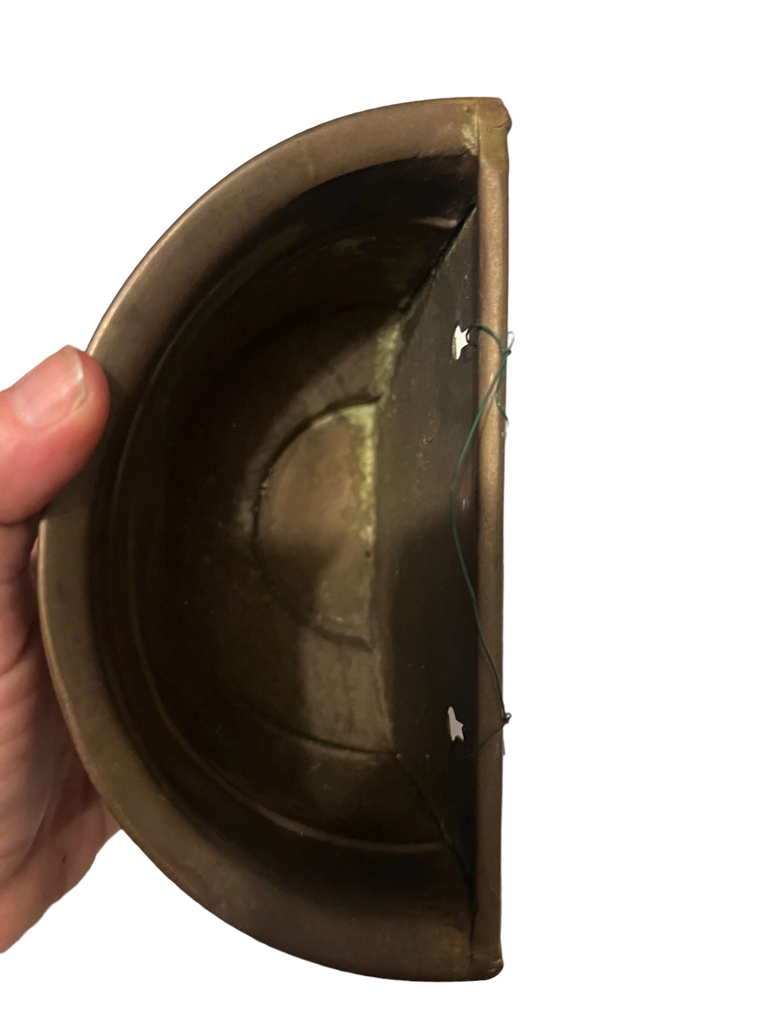 Vintage brass wall pockets