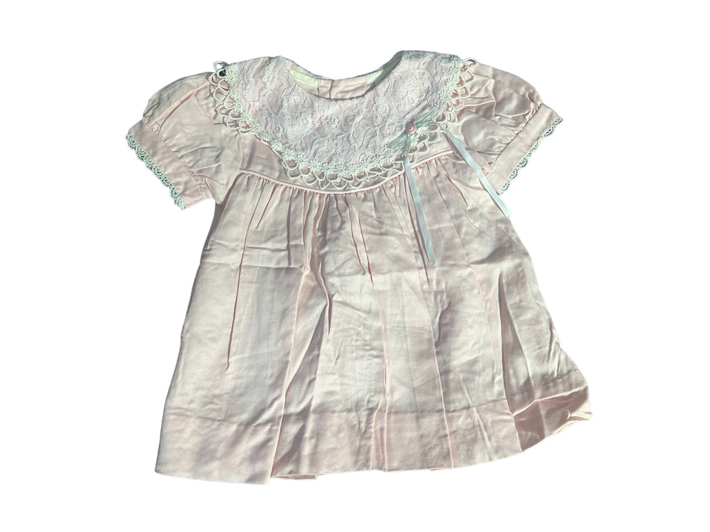 Vintage baby dress 24 month Peaches & Cream