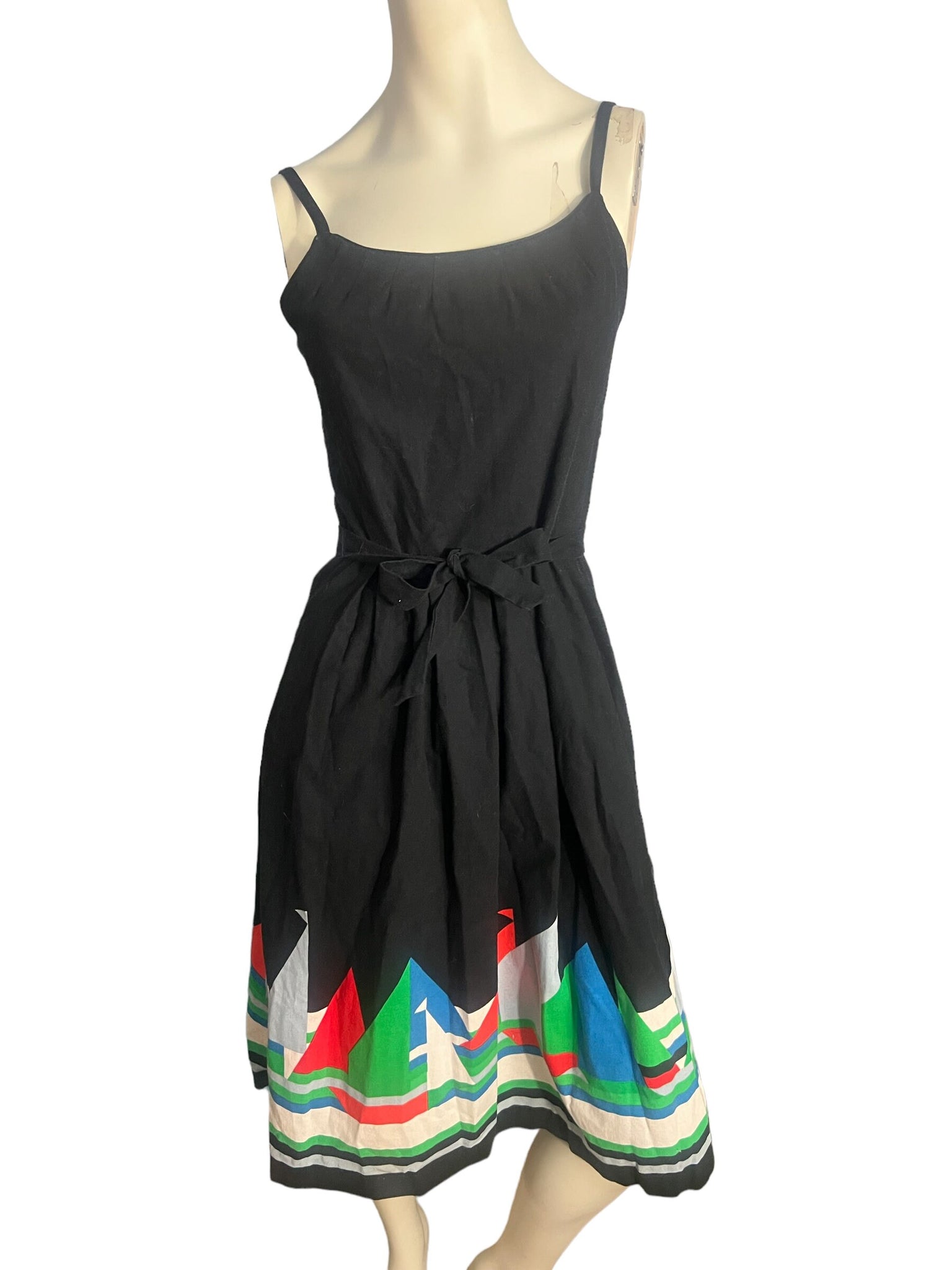 Vintage 60's Malia sailboat sun dress M L