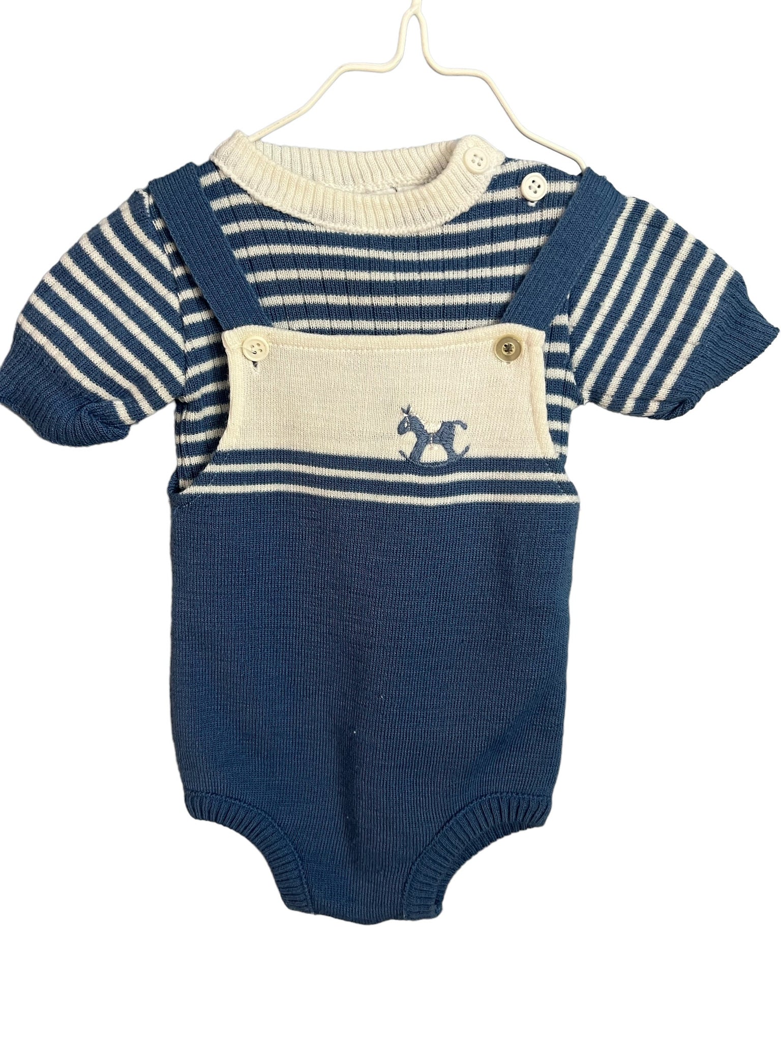 Vintage Friemanit baby romper & top 3-6 month