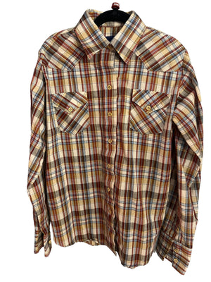 Vintage kids panhandle Slim western shirt 10