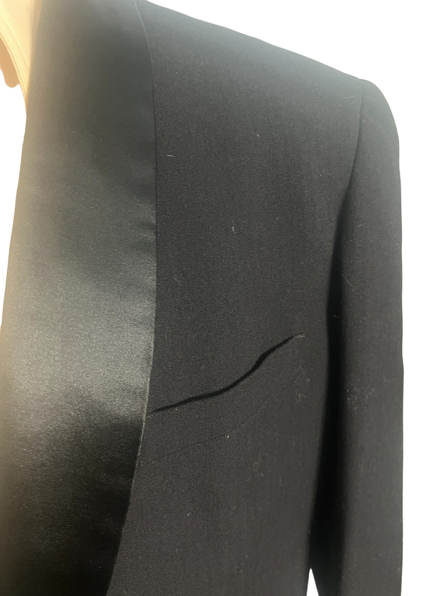 Vintage black tuxedo jacket 44 Ed White After Six
