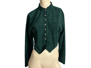 Vintage green western Banjo short jacket M