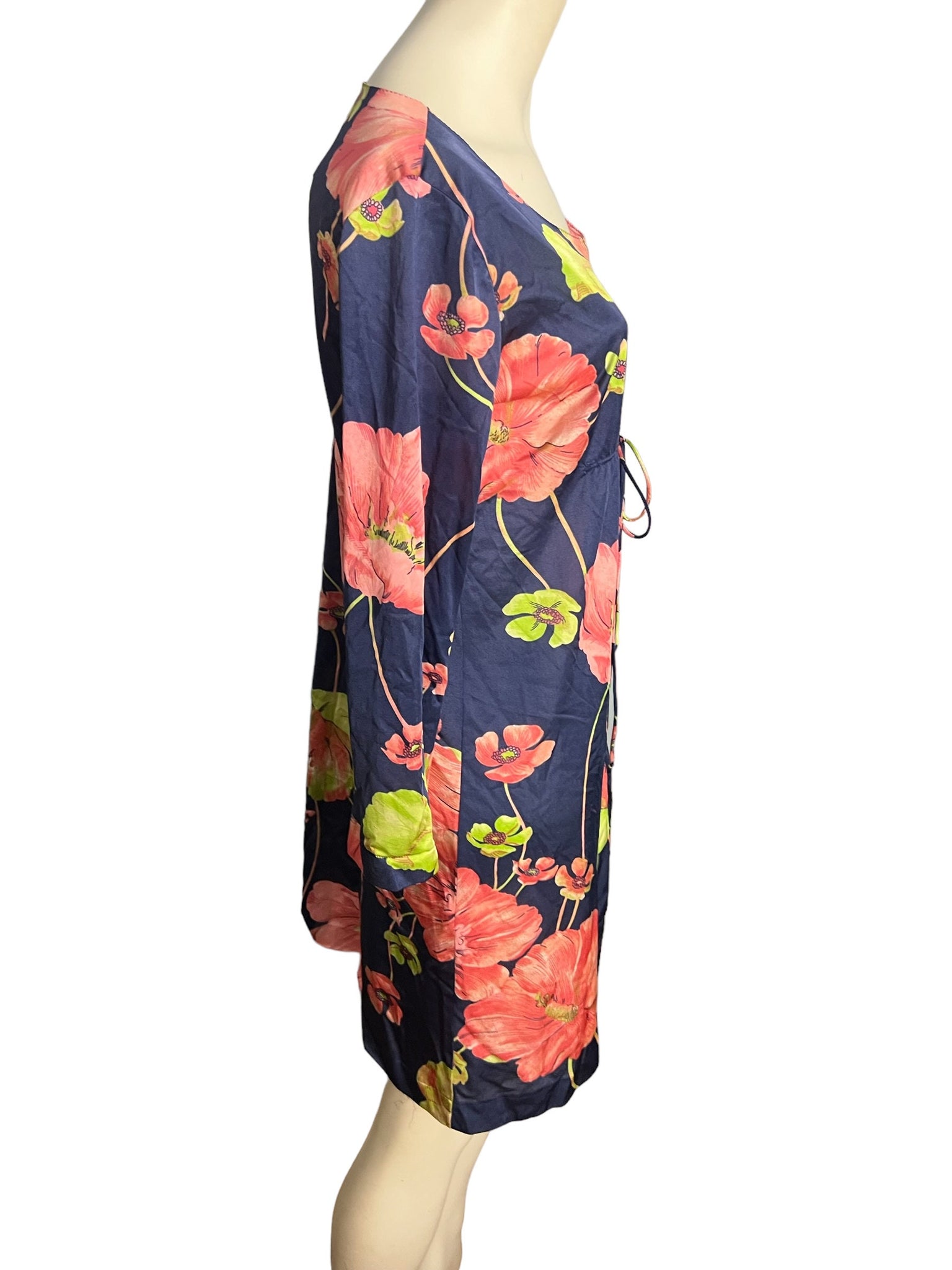 Vintage 70's floral short nightgown M Lorraine