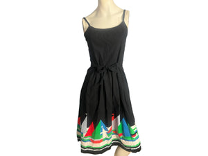 Vintage 60's Malia sailboat sun dress M L