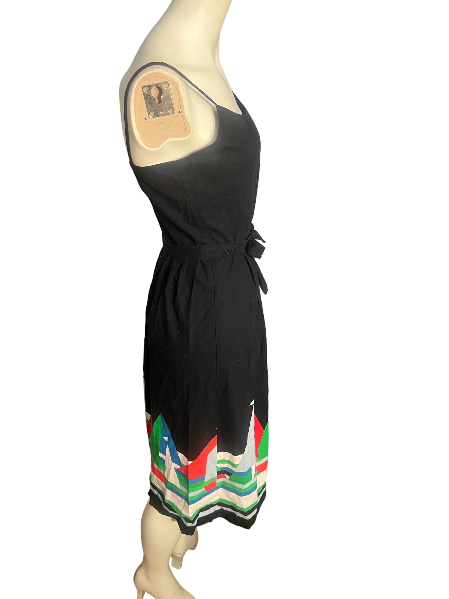 Vintage 60's Malia sailboat sun dress M L