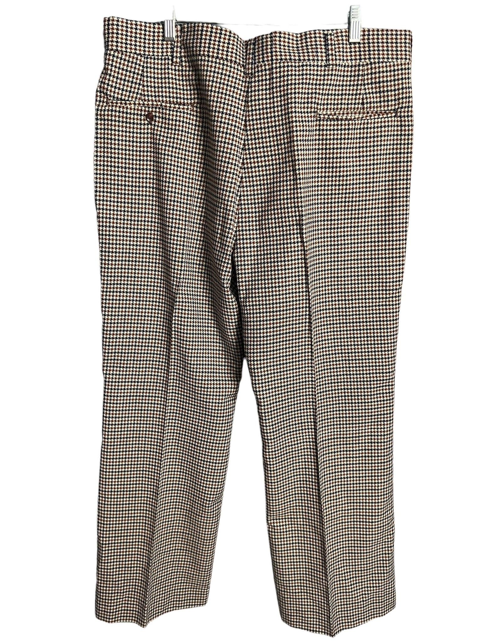 Vintage 70’s Haggar check pants 40 x 31