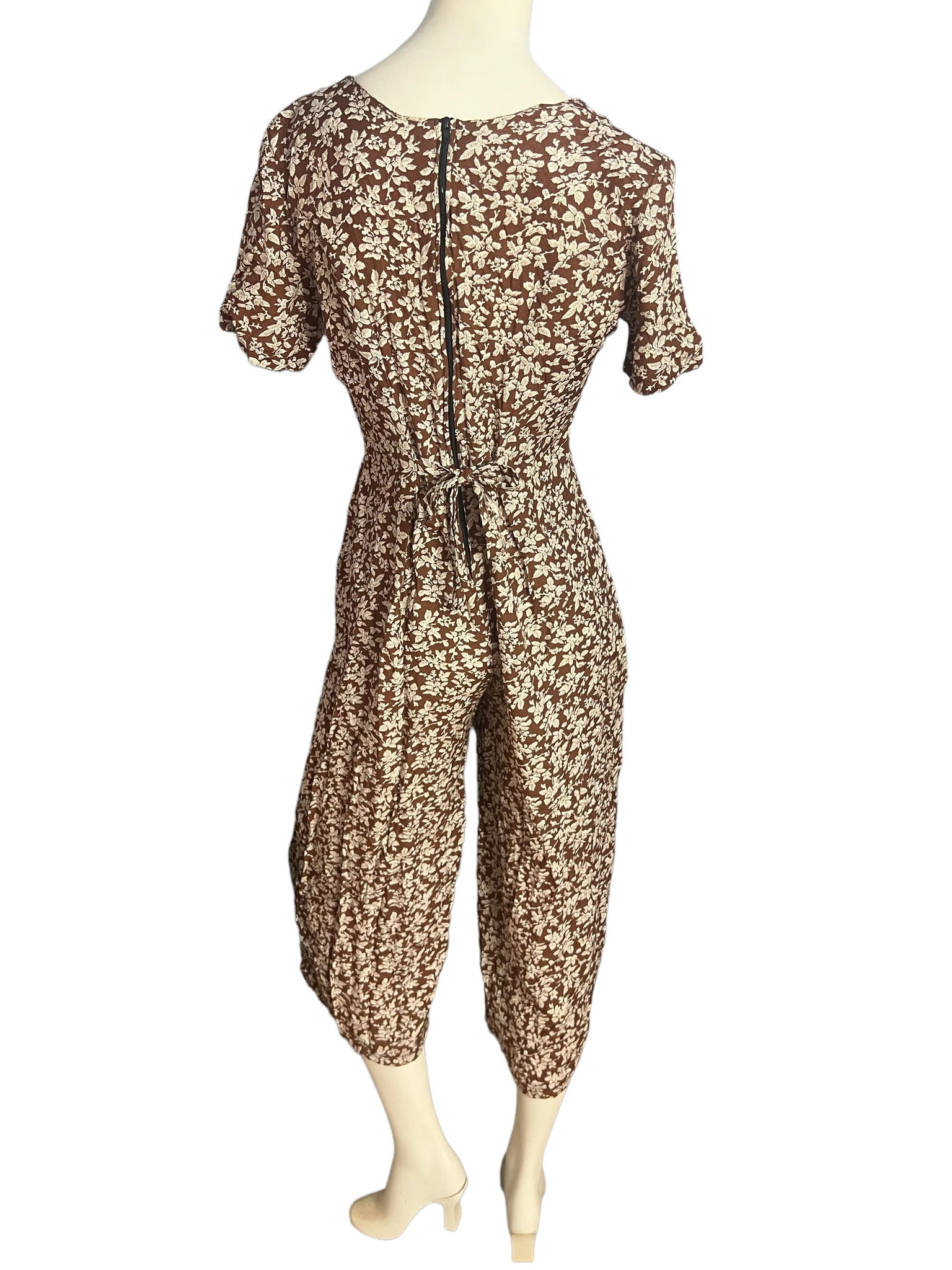 Vintage 80's romper jumpsuit S