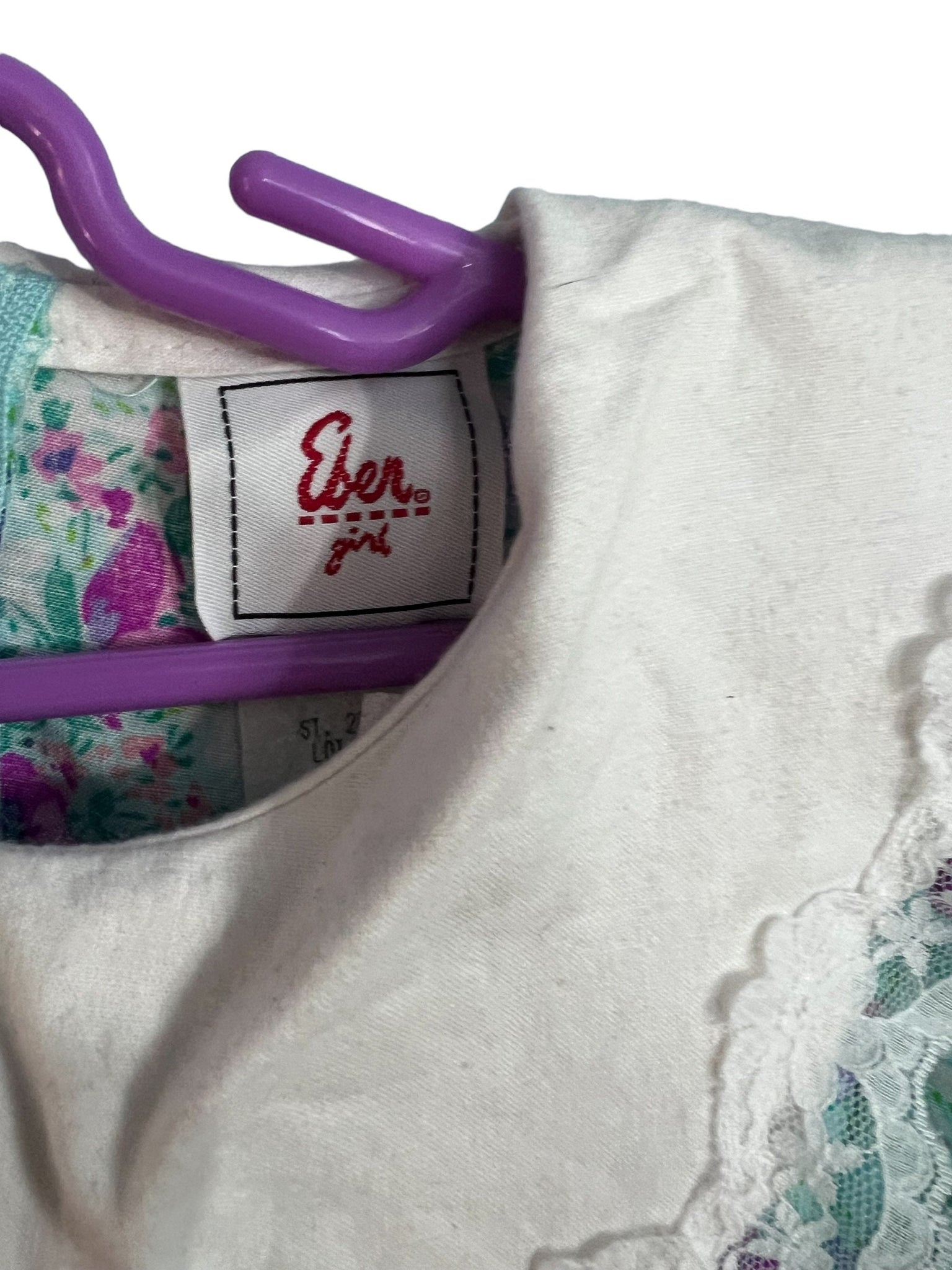 Vintage 80's kid's dress Eber 7
