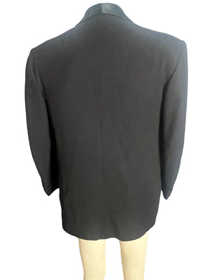Vintage black tuxedo jacket 44 Ed White After Six