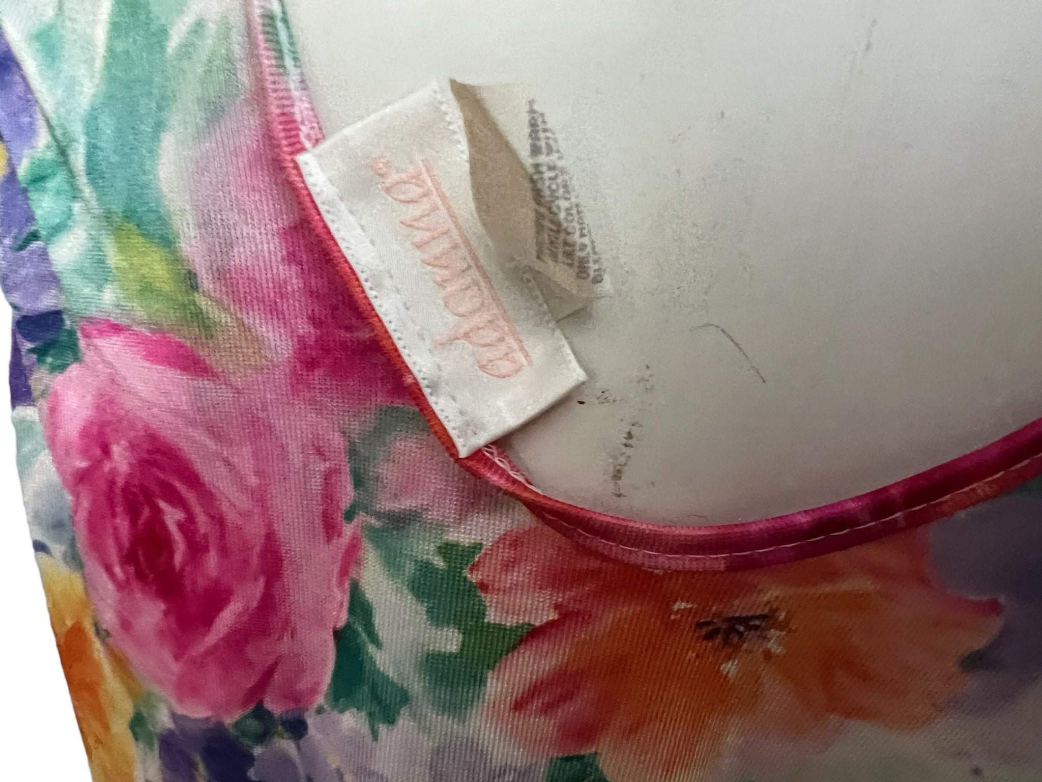 Vintage 80's floral nightgown L Adonna
