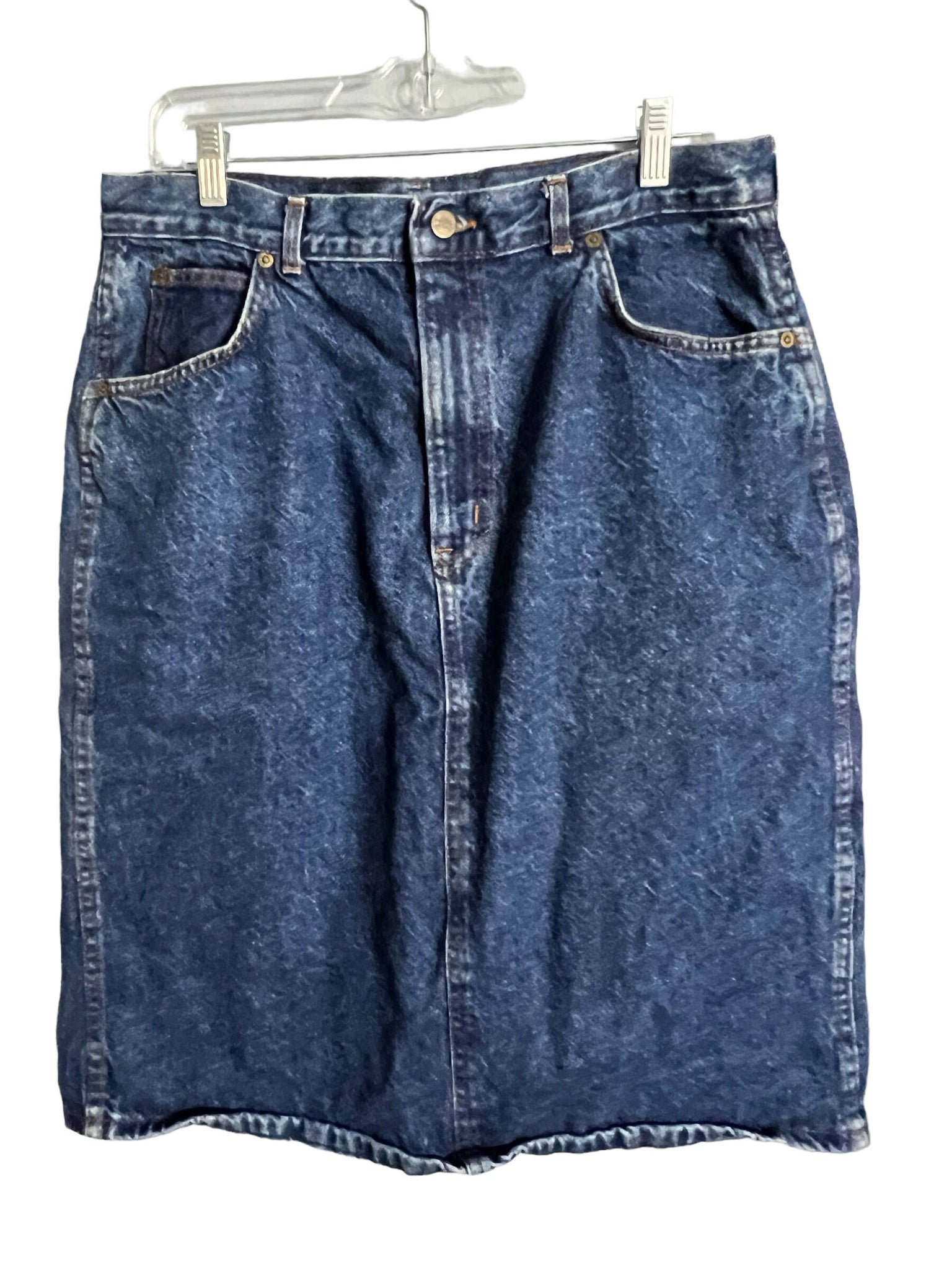 Vintage 80's high waist Chic jean skirt 20 XL