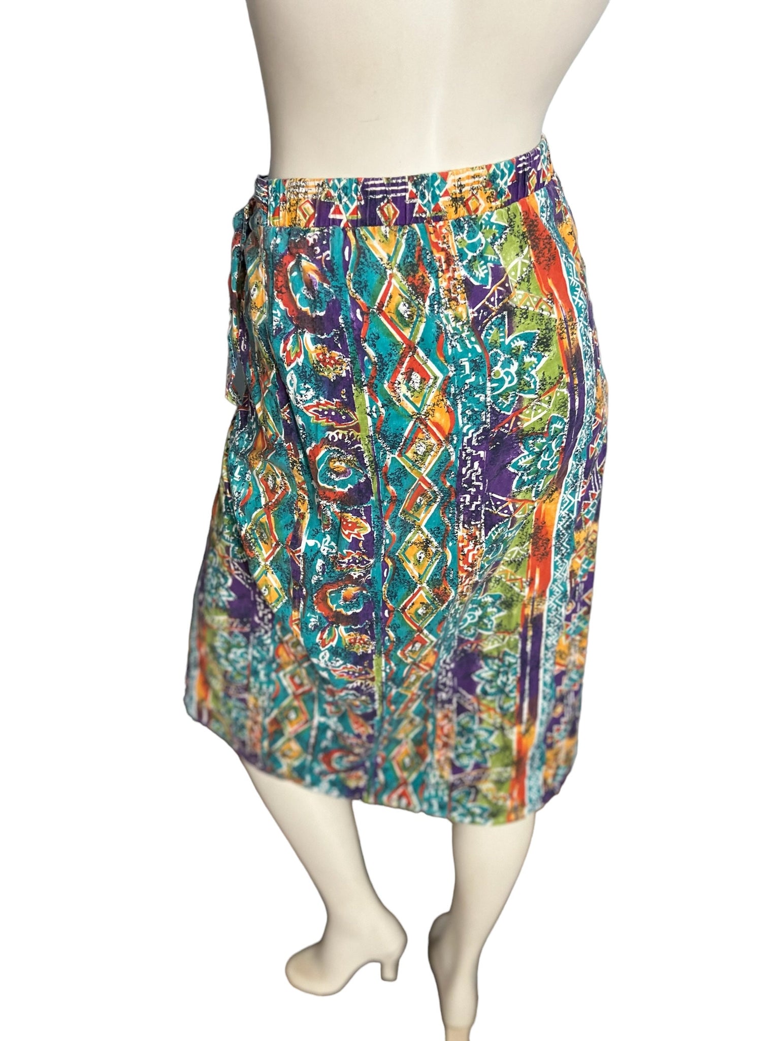 Vintage 80's sarong skirt M