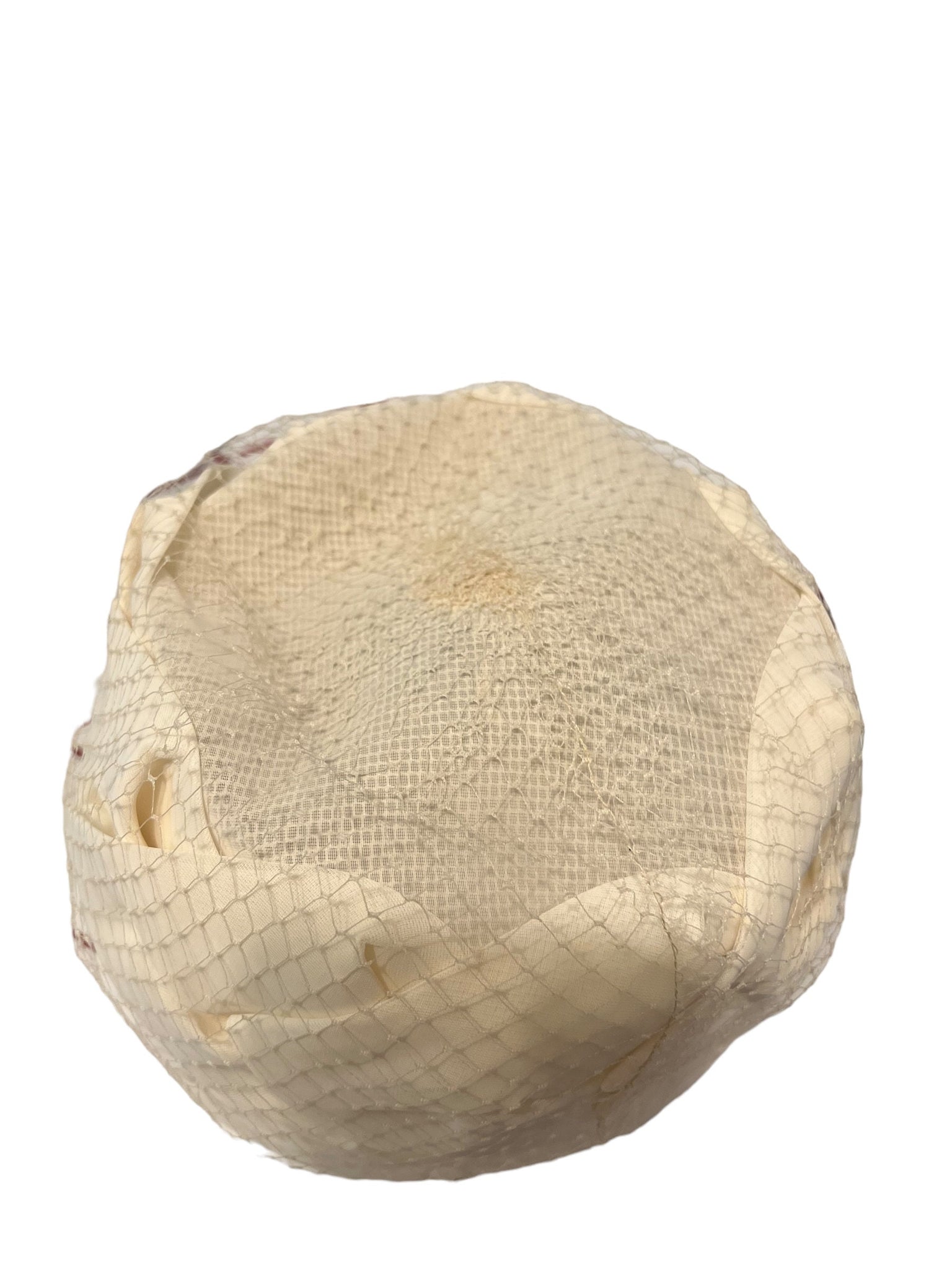Vintage 60's cream net hat