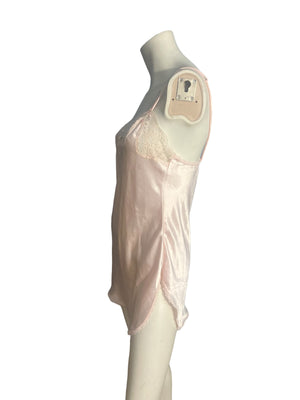 Vintage 80's short pink nightgown S
