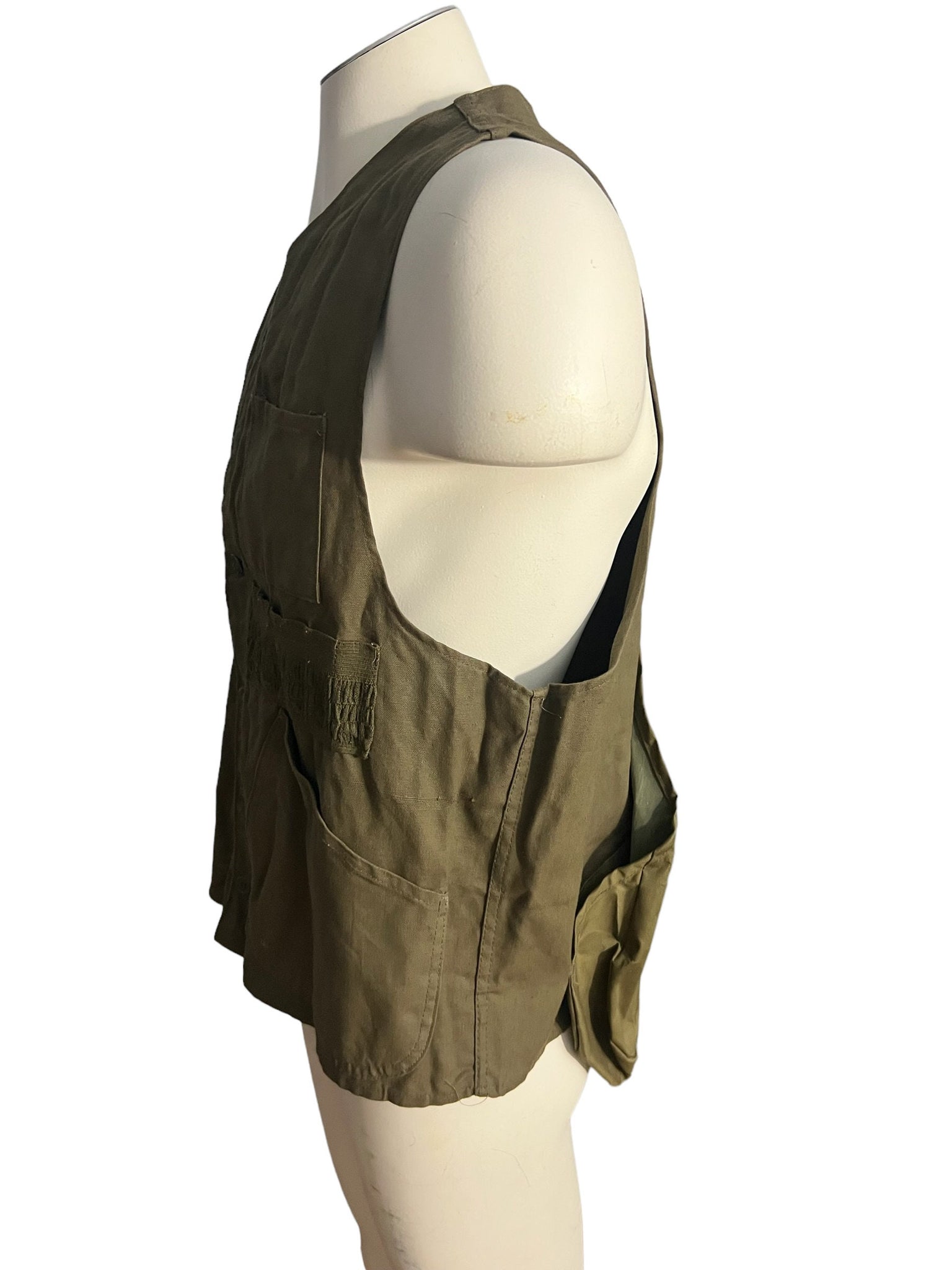 Vintage 70's Black Sheep fishing hunting vest M