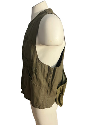 Vintage 70's Black Sheep fishing hunting vest M