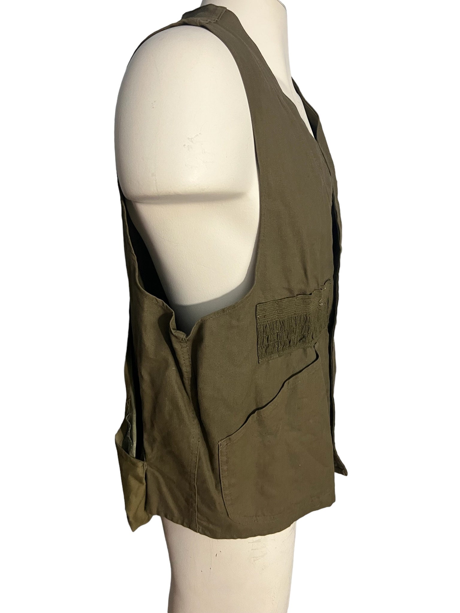 Vintage 70's Black Sheep fishing hunting vest M