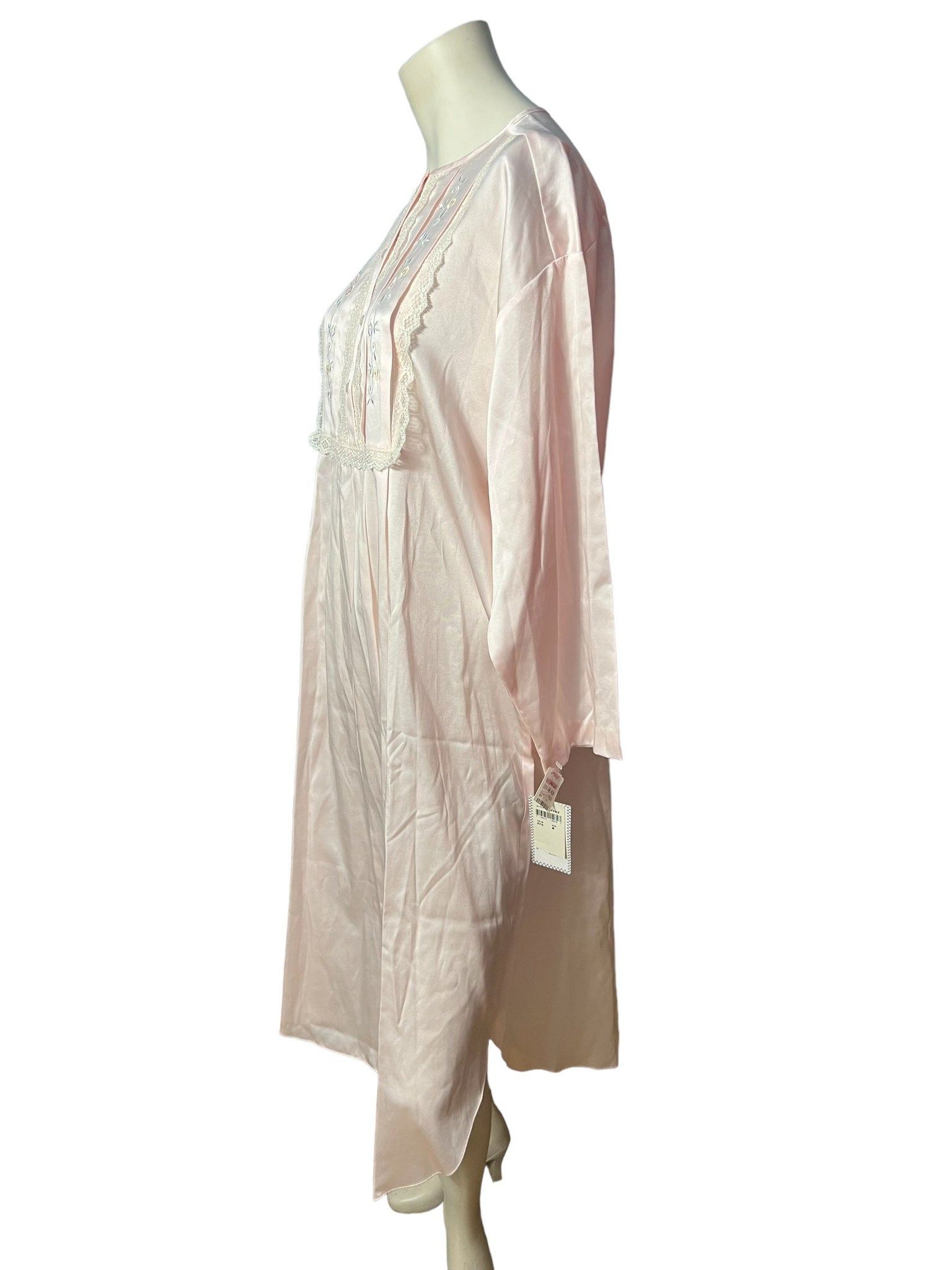 Vintage deadstock pink nightgown M Carole Hochman