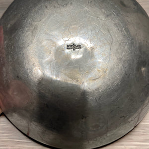 Vintage etched aluminum bowl Buenlum hand wrought