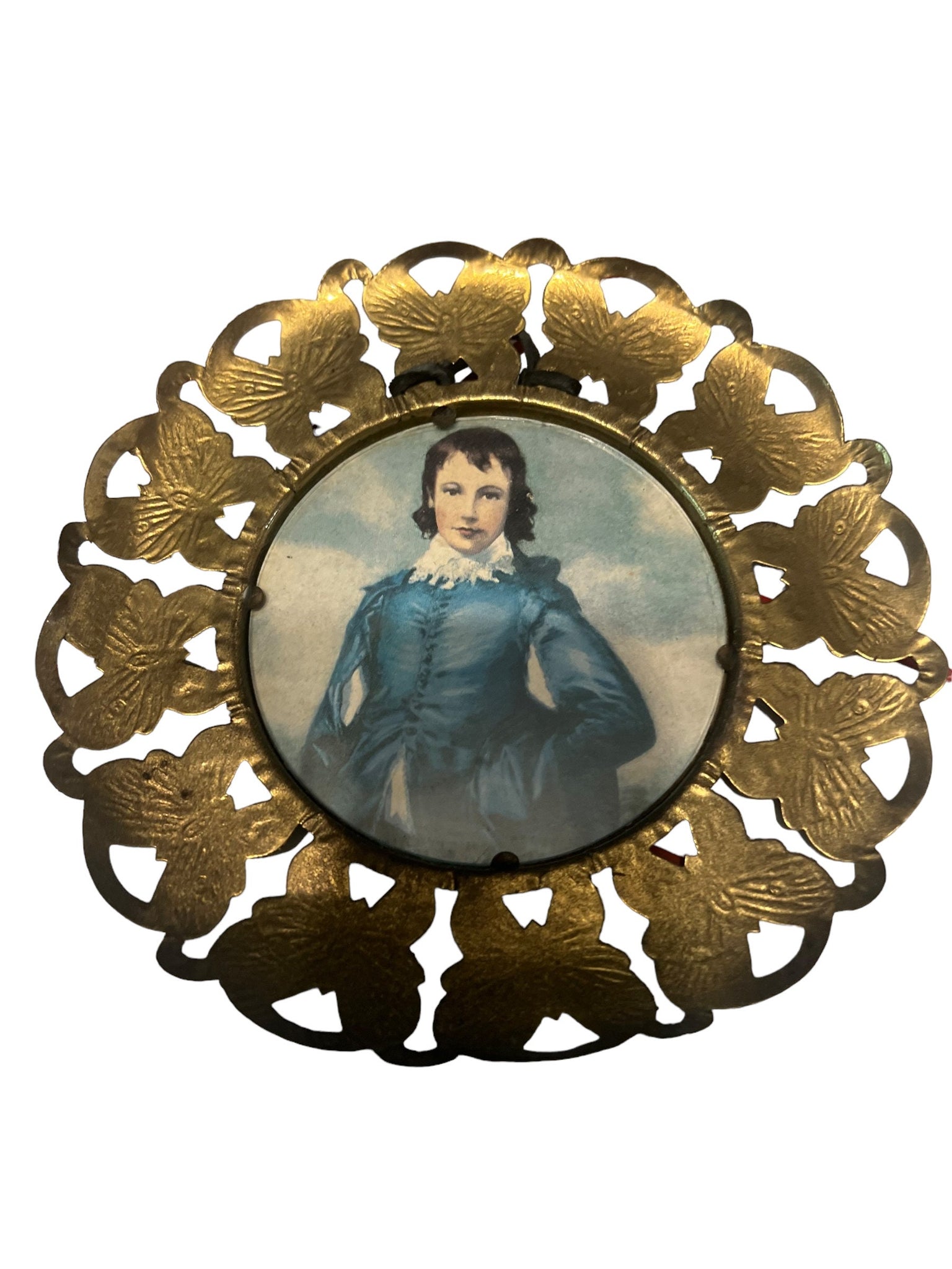 Vintage brass butterfly frames 4