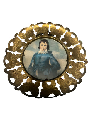 Vintage brass butterfly frames 4