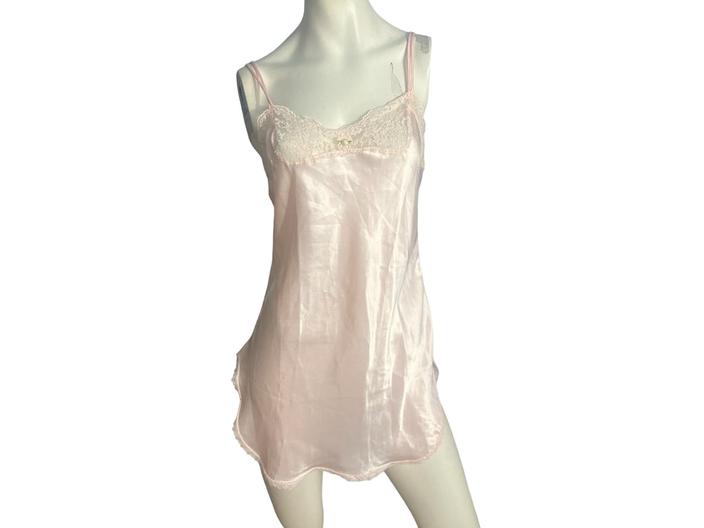 Vintage 80's short pink nightgown S