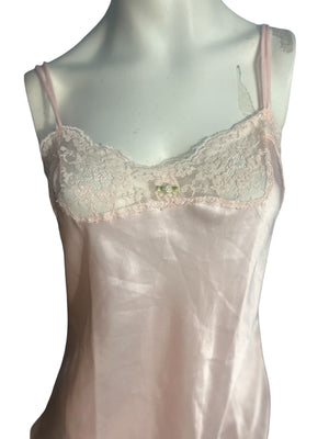 Vintage 80's short pink nightgown S