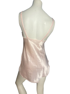 Vintage 80's short pink nightgown S