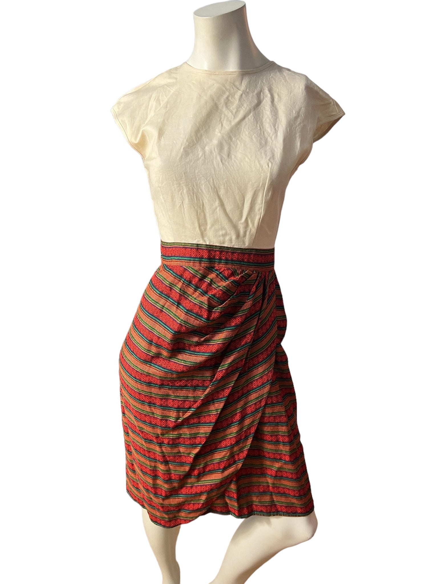 Vintage 80’s sarong dress 4 Geary Roark Kamisato