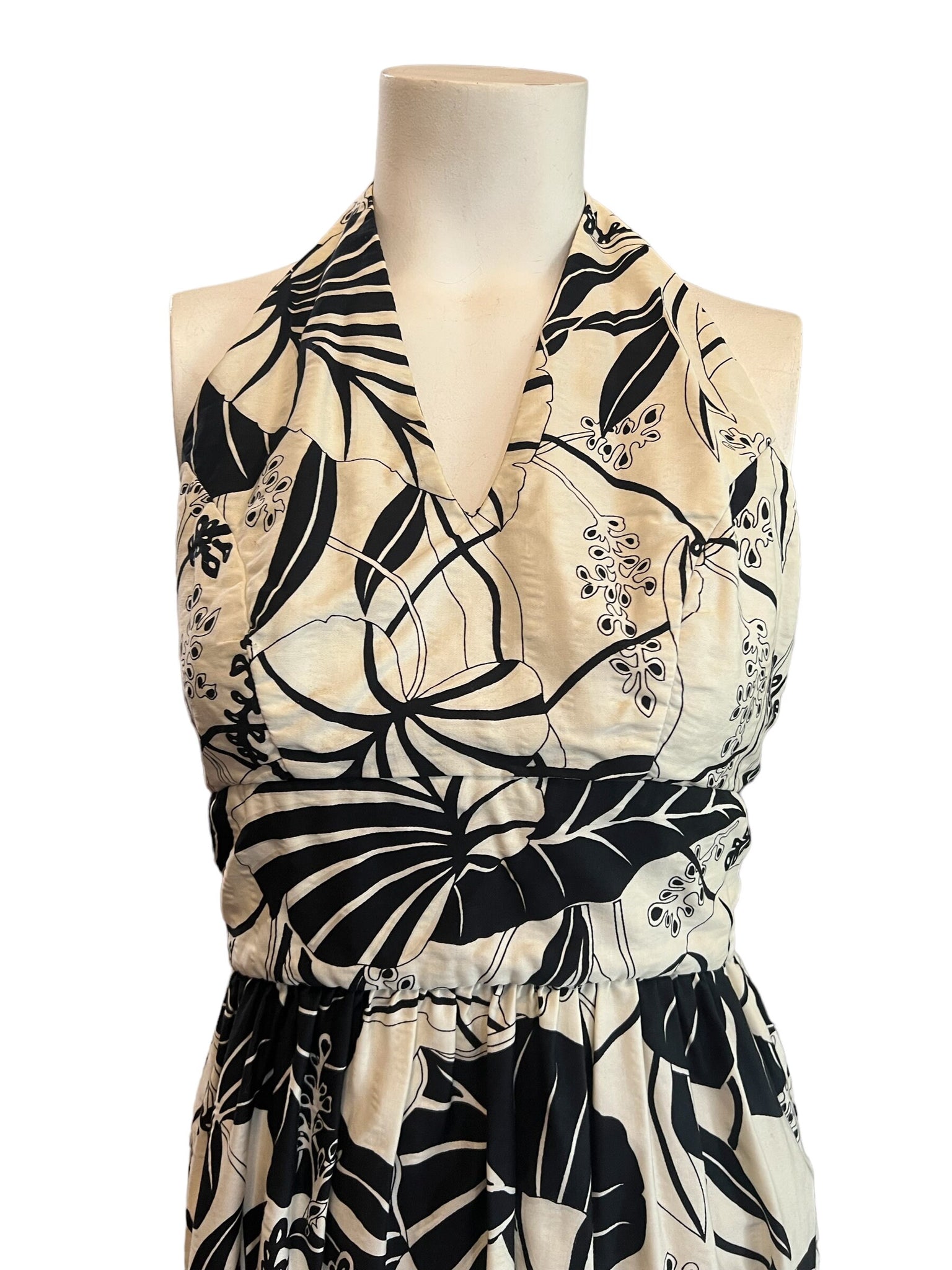 Vintage 70's halter mini dress S Mister Robert