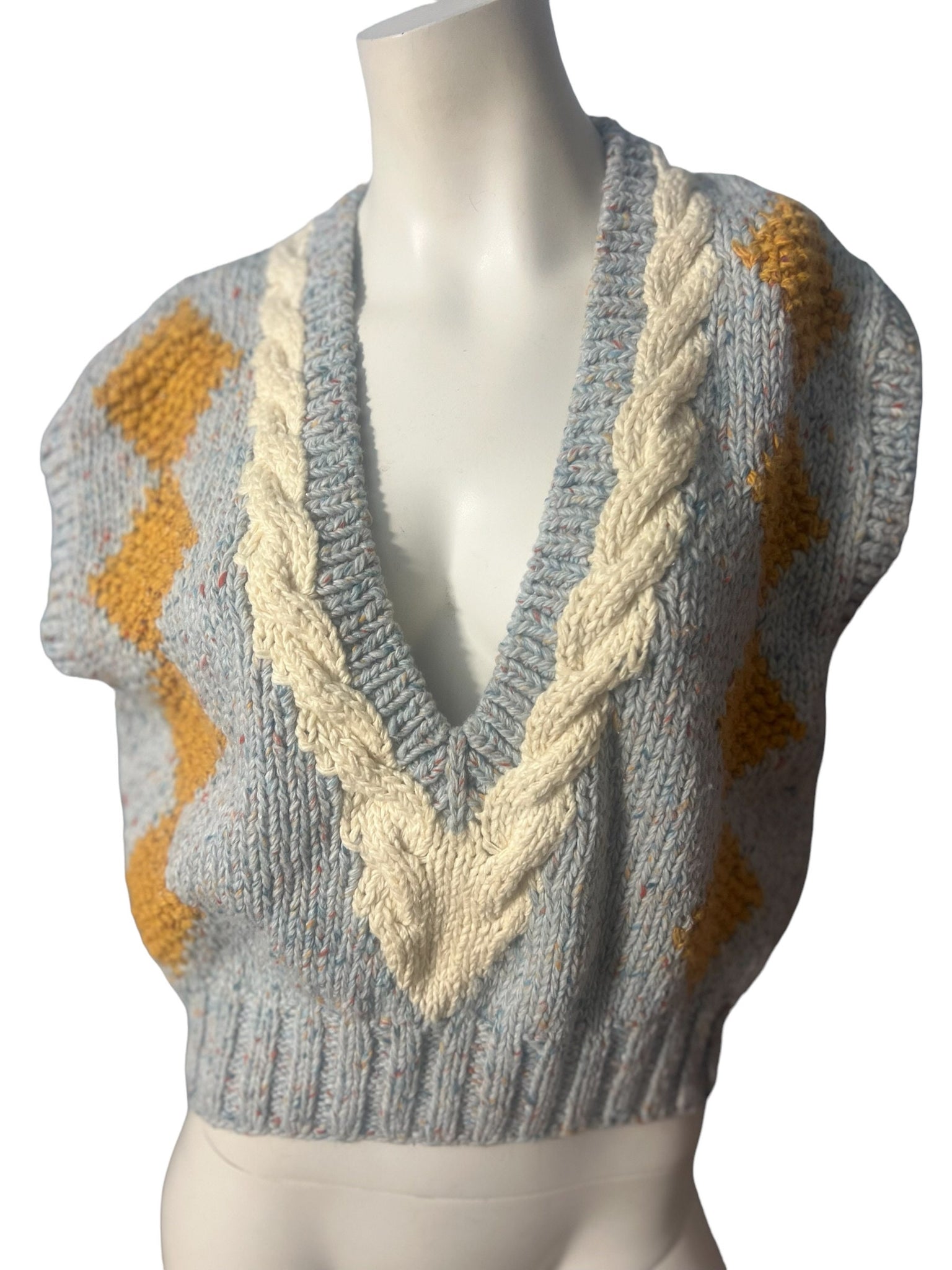 Vintage 80's sweater vest M Liz Claiborne