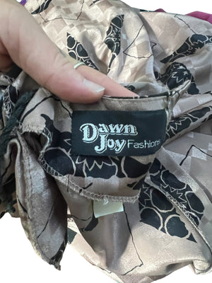 Vintage 80's Dawn Joy dress suit set M