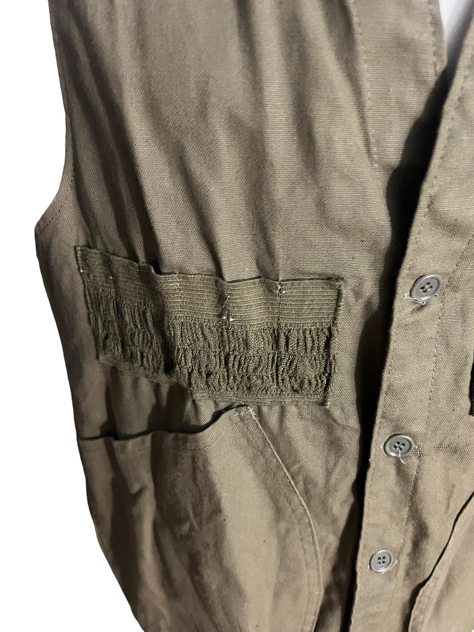 Vintage 70's Black Sheep fishing hunting vest M