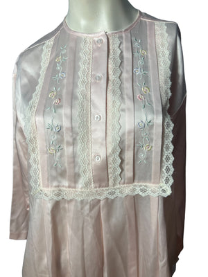Vintage deadstock pink nightgown M Carole Hochman