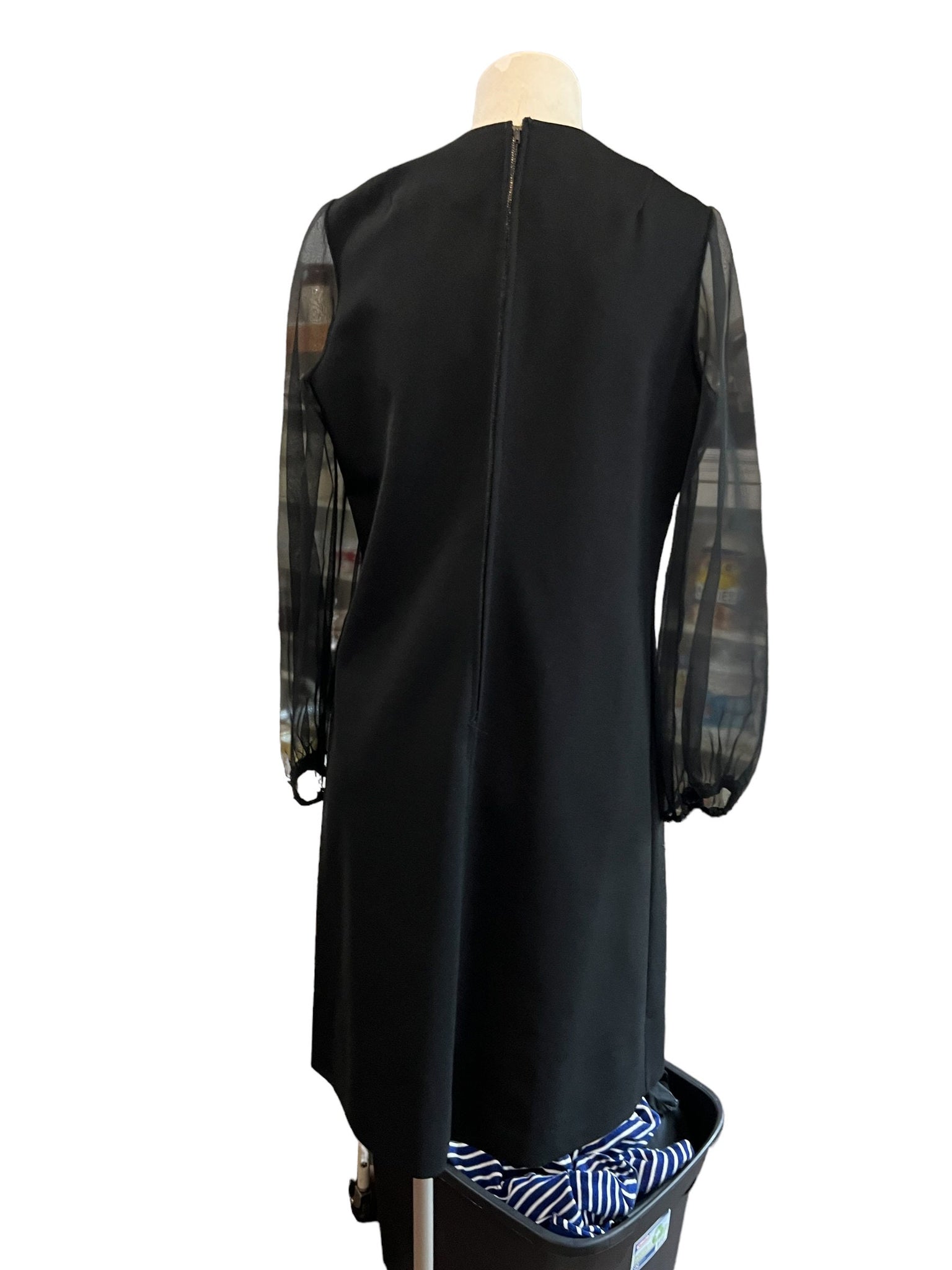 Vintage 70’s black dress M Puritan Forever Young