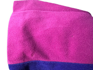 Vintage 70's color block robe S Vanity Fair