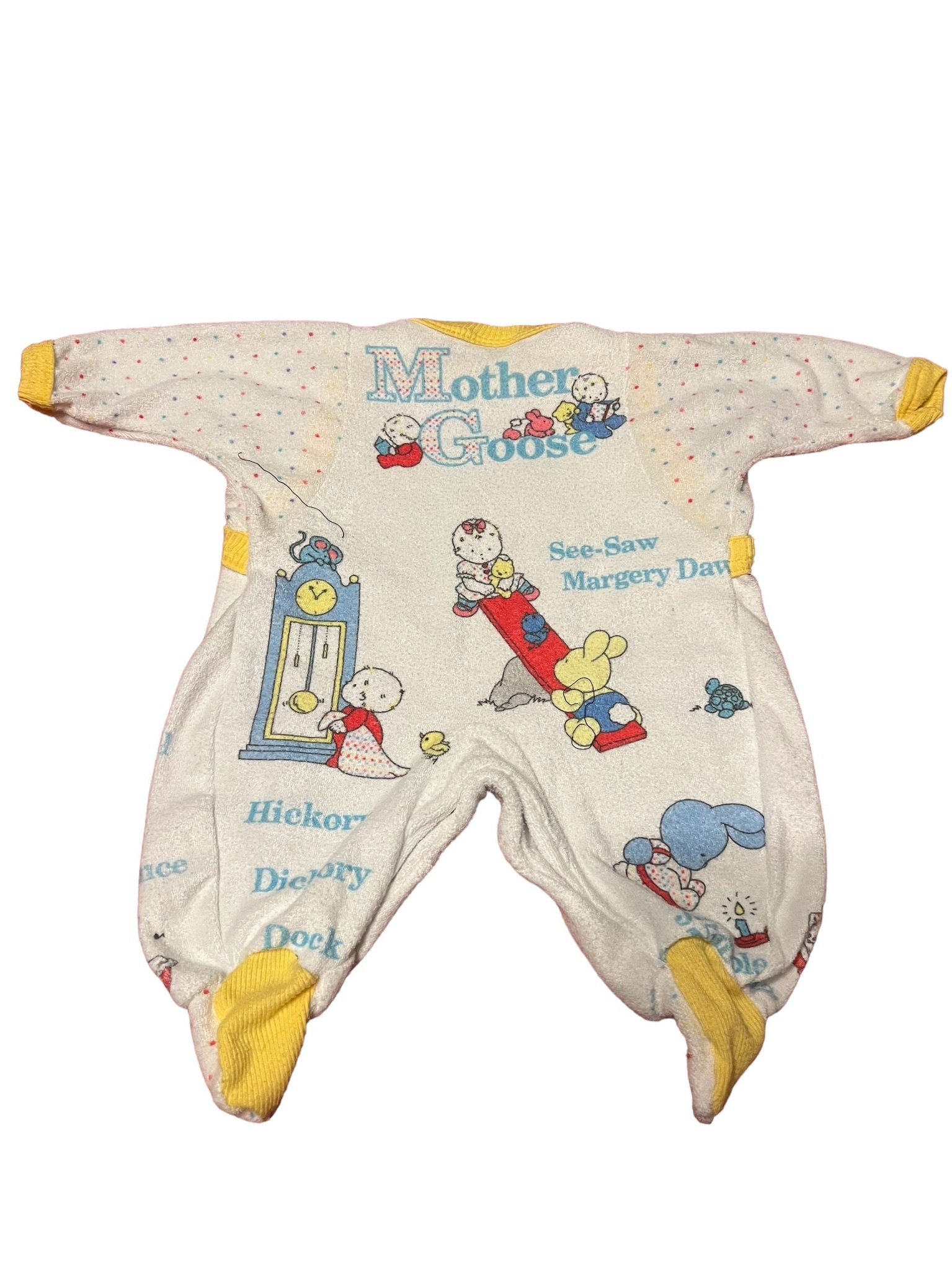 Vintage Carter's baby romper S 11 LBS Mother Goose