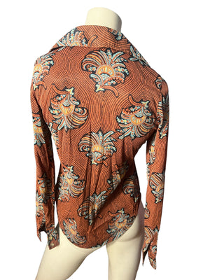 Vintage 70's Levi's abstract shirt S