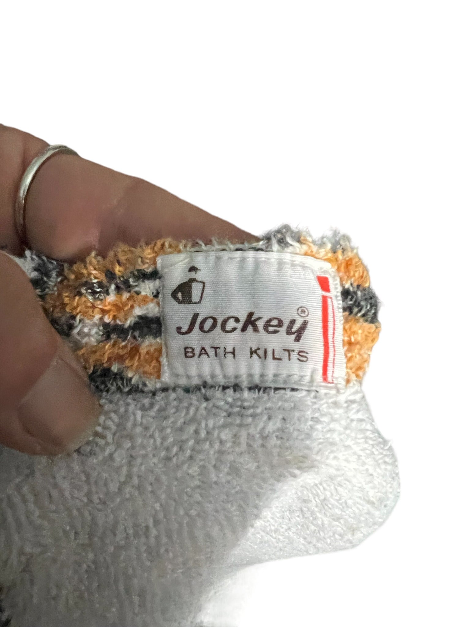 Vintage 70's tiger towel wrap kilt Jockey