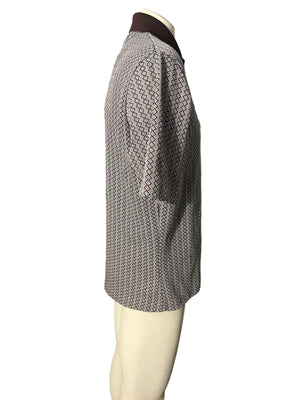 Vintage 70’s mod knit shirt M L