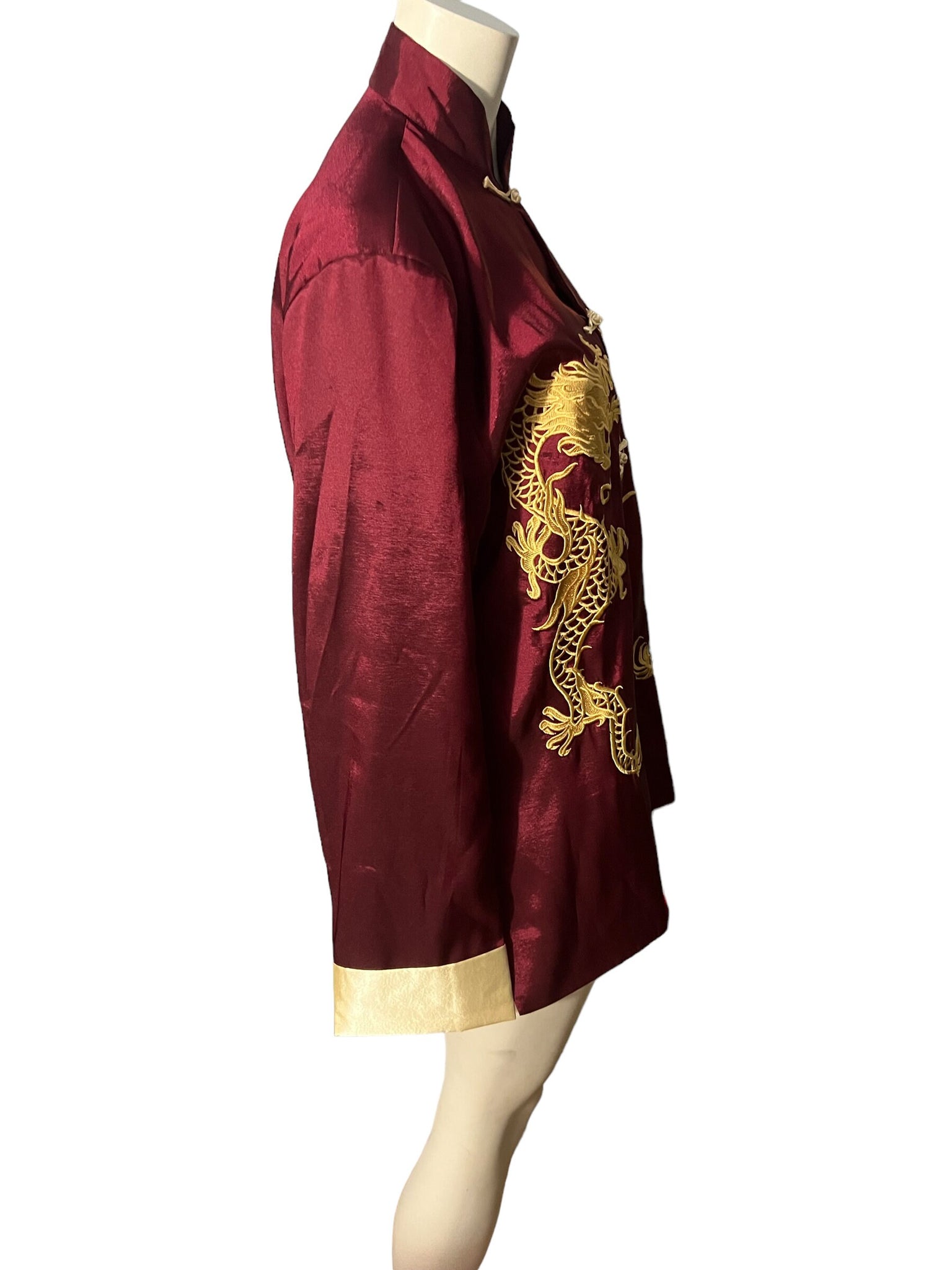 Vintage Chinese oriental shirt jacket XL
