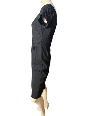 Vintage 60’s Genevieve black dress M