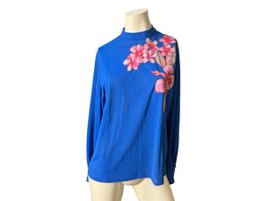Vintage 80’s hand painted blouse L
