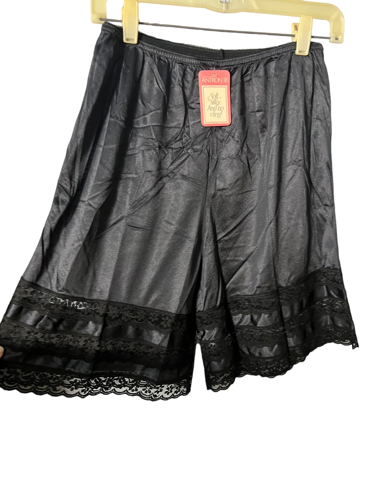 Vintage deadstock black slip shorts M Velrose
