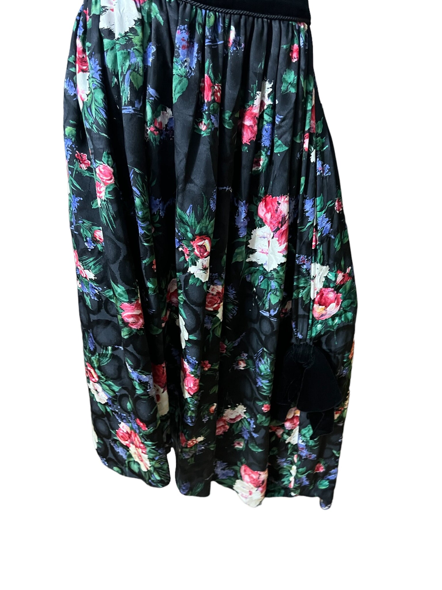 Vintage 80’s prairie drop waist dress 8 Maggy London